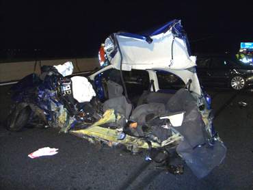 Zwei Tote bei Unfall auf der Autobahn